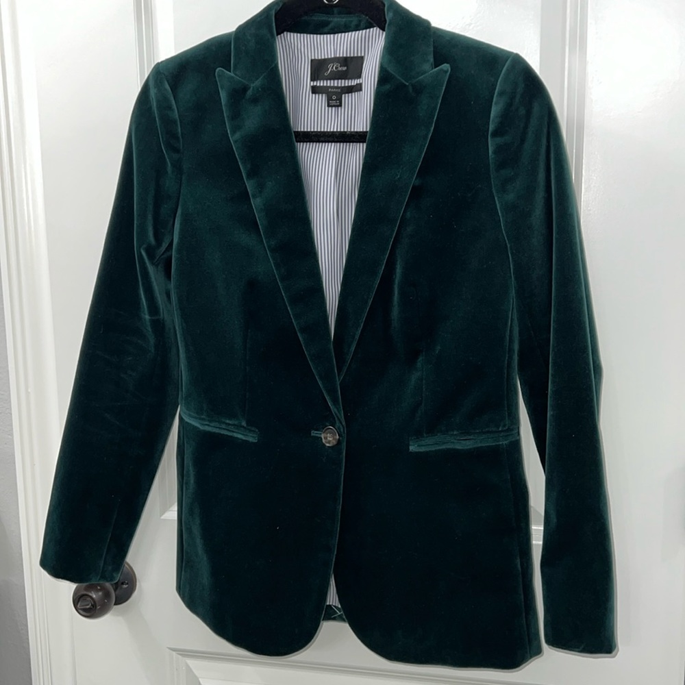 J. Crew Parke Blazer in Forest Green - US Size 0